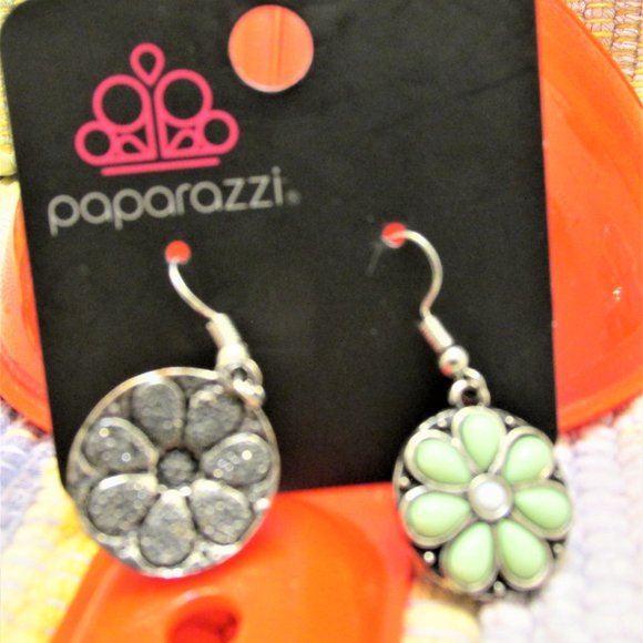 Paparazzi Turquoise Earrings - Picture 3 of 3